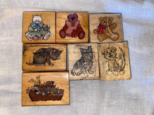 Timbri gomma legno animale