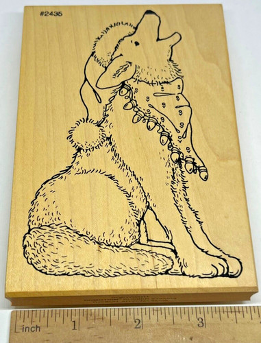 Natale cane lupo ululante - natale,